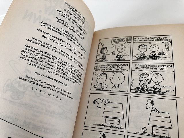 スヌーピー Book コミック 本 ヴィンテージ オールド Peanuts 洋書 Usa Vintage
