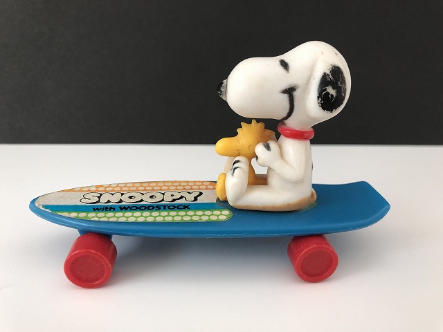 スヌーピー ウッドストック Aviva製 ビンテージ スケボーtoy Skateboard Vintage Snoopy Peanuts