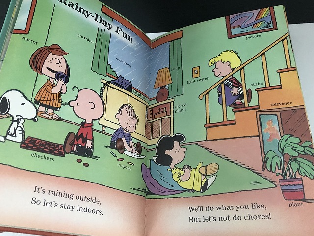 スヌーピー Word Book ヴィンテージ オールド PEANUTS 洋書 USA vintage