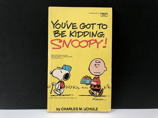 スヌーピー Book コミック 本 ヴィンテージ オールド Peanuts 洋書 Usa Vintage