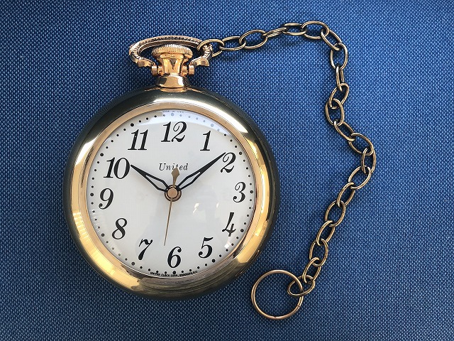 1950's 1960's UNITED社製 ユナイテッド ポケットウォッチ型 懐中時計