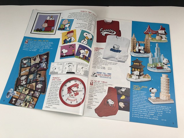 全47ページ スヌーピー PEANUTS カタログ SNOOPY etc USA オールド