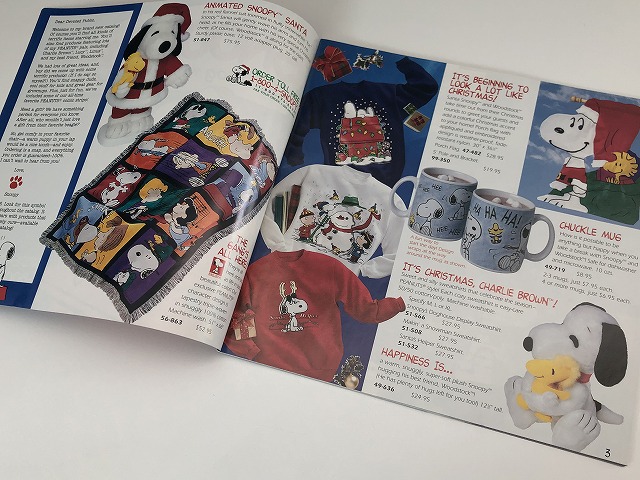 スヌーピー PEANUTS カタログ 1997年 SNOOPY etc USA オールド