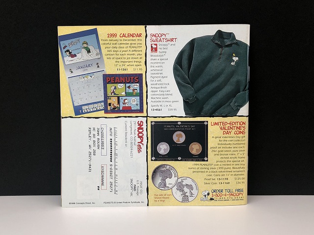 全47ページ スヌーピー PEANUTS カタログ 1998年 SNOOPY etc USA オールド