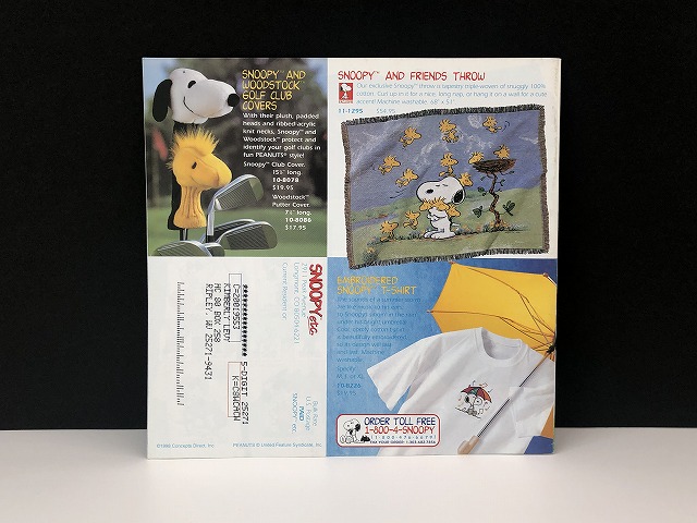 スヌーピー PEANUTS カタログ 1998年 SNOOPY etc USA オールド