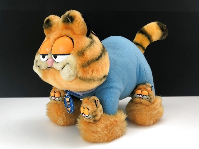 USA ヴィンテージ ガーフィールド タグ付き ぬいぐるみ Garfield