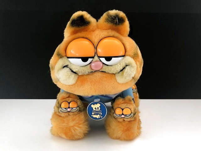 USA ヴィンテージ ガーフィールド タグ付き ぬいぐるみ Garfield