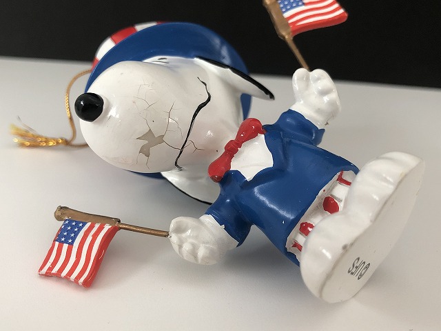 スヌーピー 星条旗 オーナメント PEANUTS オールド USA ヴィンテージ