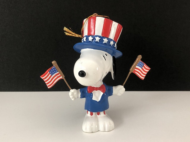 スヌーピー 星条旗 オーナメント PEANUTS オールド USA ヴィンテージ