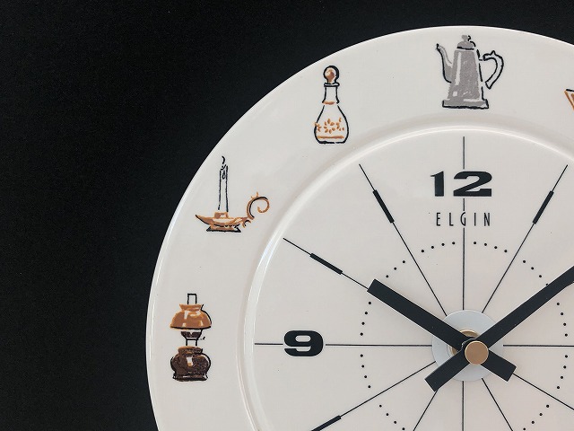 W.GERMANY ELGIN エルジン ヴィンテージ ウォールクロック 壁掛け時計