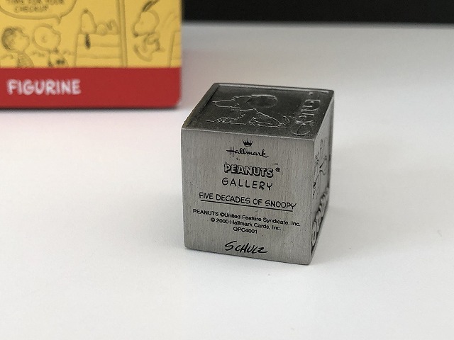 HALLMARK スヌーピー 箱付き PEANUTS GALLERY 2000年 pewter 