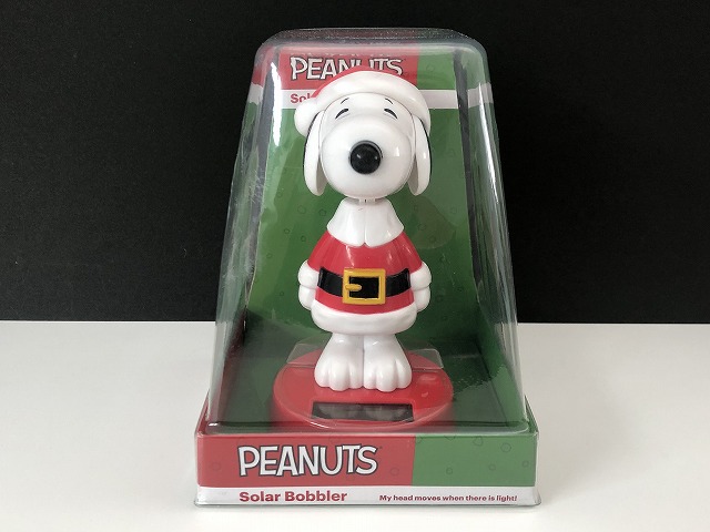 スヌーピー solar bobbler ソーラートイ クリスマス SNOOPY PEANUTS USA