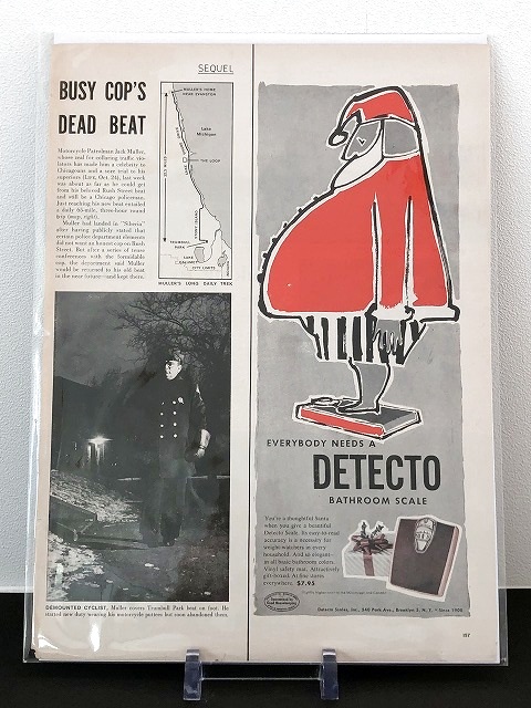 ビンテージ LIFE誌 1955年 ビンテージ広告 切り取り アドバタイジング