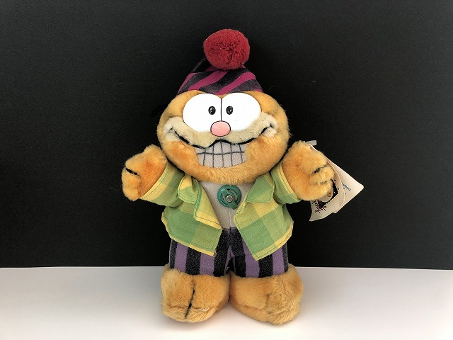 USA ヴィンテージ ガーフィールド タグ付き ぬいぐるみ Garfield 1980s