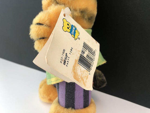 USA ヴィンテージ ガーフィールド タグ付き ぬいぐるみ Garfield 1980s