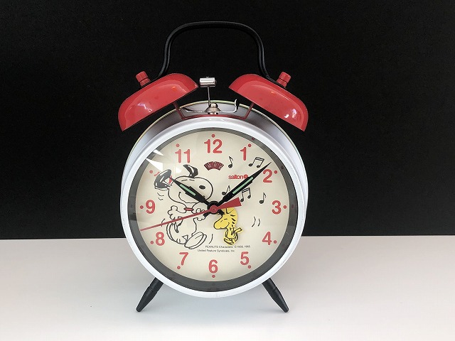 1990's Salton スヌーピー ウッドストック ALARM CLOCK 目覚まし