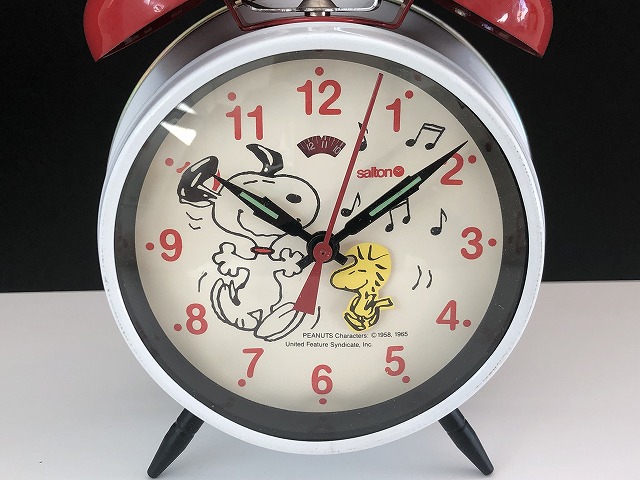 1990's Salton スヌーピー ウッドストック ALARM CLOCK 目覚まし