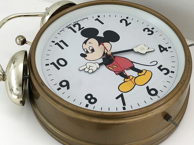レア!! ミッキーマウス ディズニー ウォールクロック ヴィンテージ アンティーク 壁掛け時計 DISNEY USA
