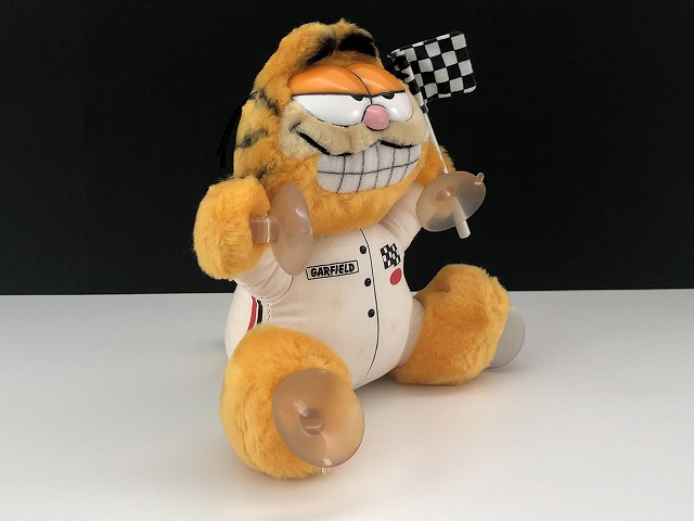 USA ヴィンテージ ガーフィールド ぬいぐるみ 吸盤付き Garfield 1980s