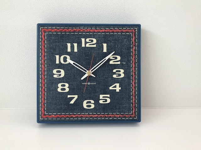 1960s 1970s ゼネラルエレクトリック デニムデザイン 壁掛け時計 