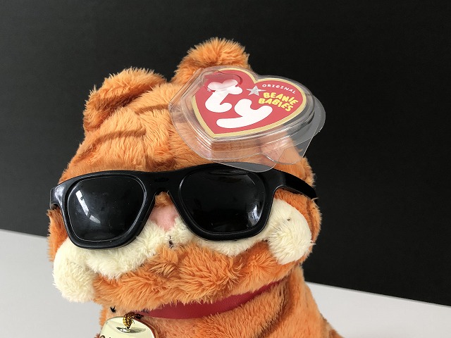 USA ヴィンテージ ガーフィールド ty ぬいぐるみ タグ付き Garfield