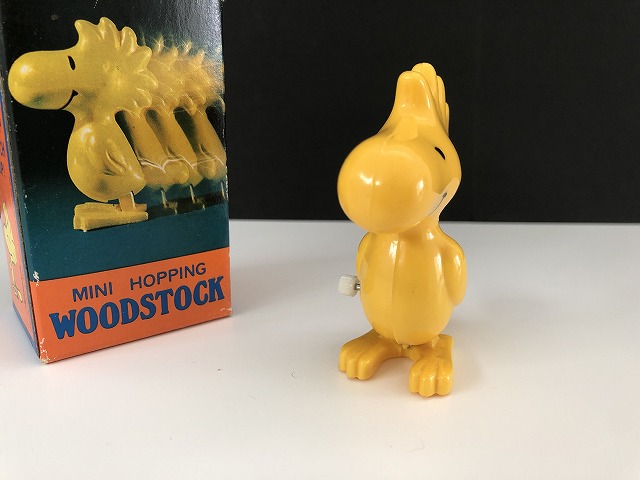 箱付き USA ウッドストック WIND-UP トコトコ PEANUTS SNOOPY スヌーピー