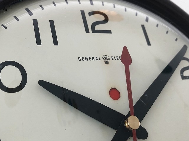 GENERAL ELECTRIC ゼネラルエレクトリック 1940's 1950's ビンテージ スクールクロック レッドアイ ウォールクロック  MADE IN USA 壁掛け時計