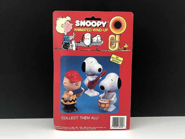 ヴィンテージ チャーリーブラウン WIND-UP TOY ハーモニカ PEANUTS 