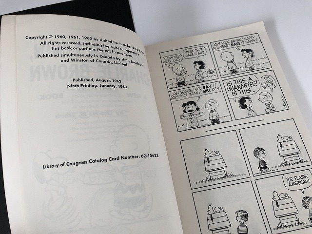 1960's ヴィンテージ PEANUTS BOOK コミック 本 1960年代 洋書 vintage スヌーピー チャーリーブラウン