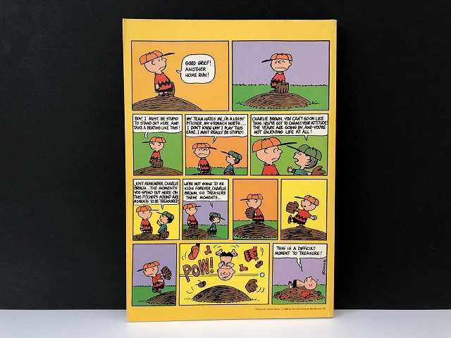 大きめB5サイズ 1970's ヴィンテージ PEANUTS BOOK コミック 本 1970年代 洋書 vintage スヌーピー チャーリーブラウン  ペパーミントパティ 野球 ベースボール