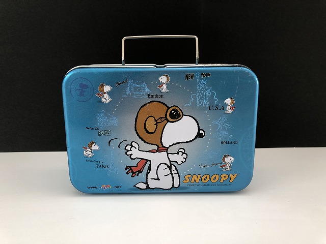 木製・SNOOPY・塩ビ 編み込みBOX! 昭和レトロ! 希少!画像参照して