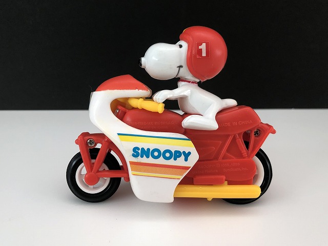 1980s ヴィンテージ スヌーピー バイクトイ TOY SNOOPY USA