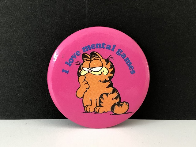 USA ビンテージ ガーフィールド 缶バッジ 缶バッチ Garfield