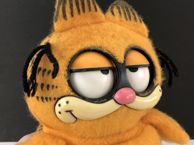 USA ヴィンテージ 目が動く ガーフィールド ぬいぐるみ Garfield 1980s vintage