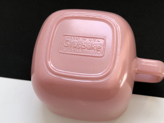 グラスベイク リプトン Lipton スープマグ ピンク Glasbake 