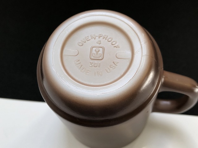 ファイヤーキング 9oz カラーマグ ブラウン 茶 マグカップ Fire-king 