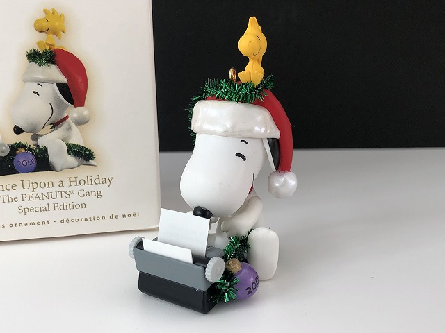 2009年 スヌーピー ウッドストック HALLMARK オーナメント 箱入り KEEPSAKE PEANUTS SNOOPY ヴィンテージ