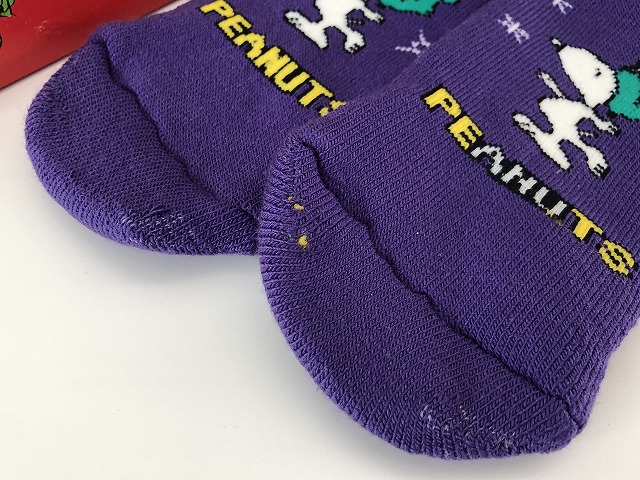 スヌーピー PEANUTS 45周年 Slipper socks 箱入り 未使用 USA ヴィンテージ