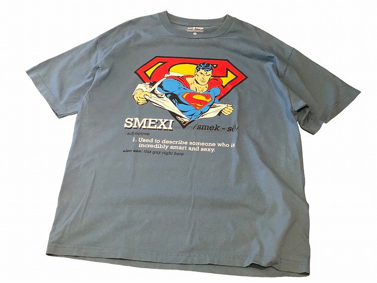 USED SUPERMAN スーパーマン 半袖Tシャツ S/S Tee