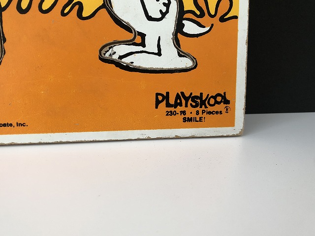 1970's スヌーピー ペパーミントパティ PLAYSKOOL ウッドパズル 
