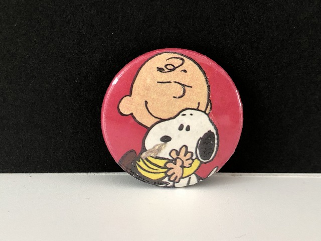 PEANUTS スヌーピー SNOOPY ヴィンテージ 缶バッジ 缶バッチ USA vintage