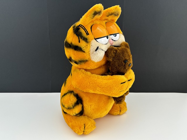 レア サイズ大 USA ヴィンテージ ガーフィールド プーキー ぬいぐるみ Garfield 1980s