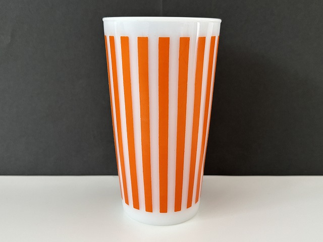 ヘーゼルアトラス　キャンディストライプ Hazel-Atlas” Candy Stripe Tumbler ヘーゼルアトラス